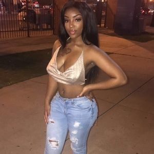 Gold Halter Crop Top